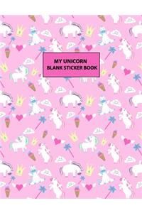 My Unicorn Blank Sticker Book