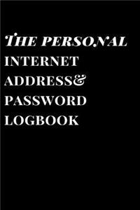 The Personal Internet Address & Password Logbook