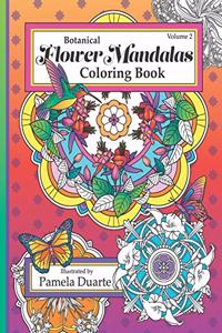 Botanical Flower Mandalas, Volume 2