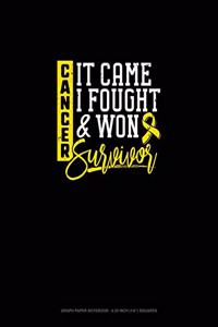 Cancer, It Came I Fought and Won - Survivor