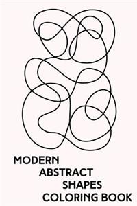 Modern Abstract Shapes Coloring Book