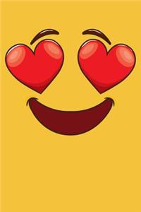 Smiling Face With Heart Eyes Lined Journal