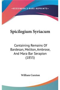 Spicilegium Syriacum