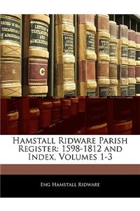 Hamstall Ridware Parish Register