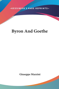 Byron And Goethe