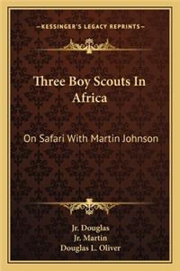 Three Boy Scouts in Africa