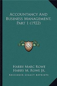 Accountancy and Business Management, Part 1 (1922)