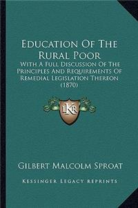 Education of the Rural Poor