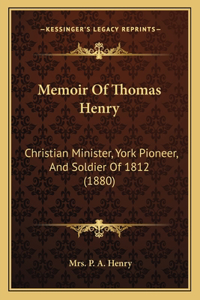 Memoir Of Thomas Henry