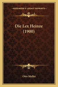 Die Lex Heinze (1900)