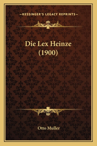 Die Lex Heinze (1900)