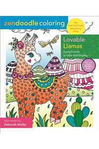Zendoodle Coloring: Lovable Llamas