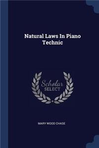 Natural Laws In Piano Technic