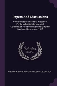 Papers And Discussions