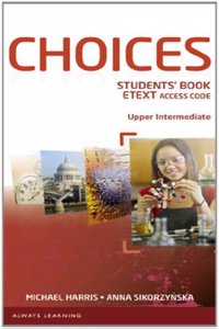 Choices Upper Intermediate eText Students Book Access Card