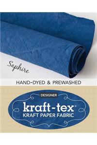 kraft-tex® Roll Sapphire Hand-Dyed & Prewashed