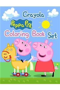 Crayola Peppa Pig Coloring Book Set