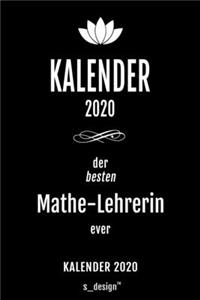 Kalender 2020 für Mathe-Lehrer / Mathe-Lehrerin