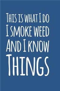 This is What I Do, I Smoke Weed and I Know Things. Cannabis Review Journal