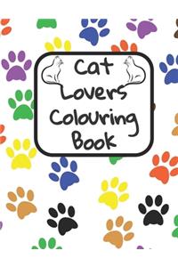 Cat Lovers colouring book