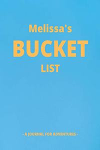 Melissa's Bucket List