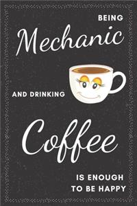 Mechanic & Drinking Coffee Notebook