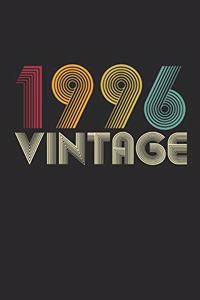 Vintage notebook paper 1996 Birthday 24th Gift