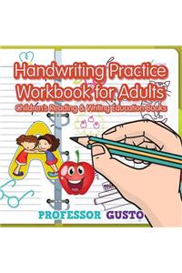 Handwriting Practice Workbook for Adults