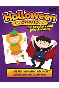 Halloween Coloring Book For Toddlers and Preschoolers!