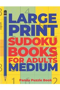 Large Print Sudoku Books For Adults Medium