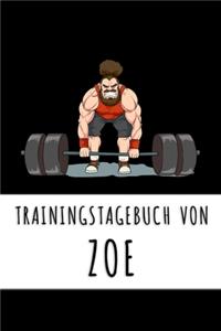 Trainingstagebuch von Zoe