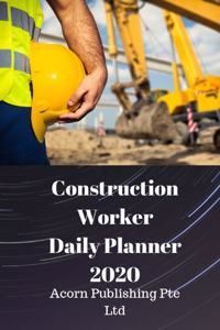 Construction Worker Daily Planner 2020