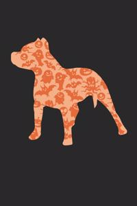 Pitbull Notebook - Halloween Pitbull Journal - Pitbull Gift for Dog Lovers - Pitbull Diary