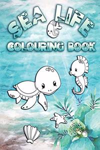 Sea Life Colouring Book