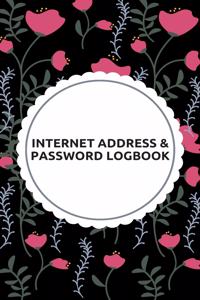 Internet Password Book with Tabs Keeper Manager And Organizer You All Internet Password Flower Cover