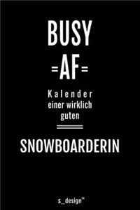 Kalender für Snowboarder / Snowboarderin