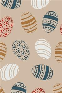 Notizbuch A5 Muster Ostereier Eier
