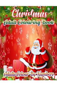 Christmas Adult Colouring Book Adults Colour By Numbers