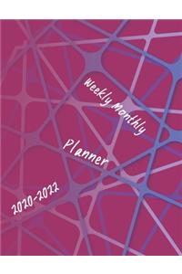 2020-2022 Weekly Monthly Planner