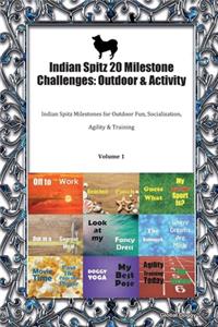 Indian Spitz 20 Milestone Challenges: Outdoor & Activity: Indian Spitz Milestones for Outdoor Fun, Socialization, Agility & Training Volume 1