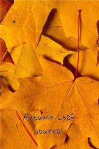 Autumn Leaf Journal
