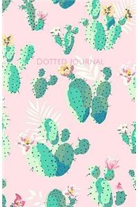 Dotted Journal: Notebook with Dot Grid Cactus on Pink