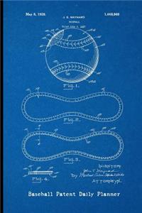 Baseball Patent Daily Planner