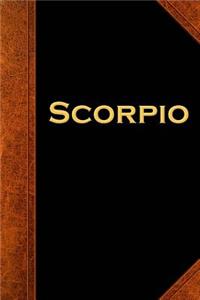 2019 Weekly Planner Scorpio Zodiac Horoscope Vintage 134 Pages