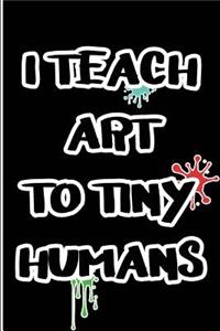 I Teach Art to Tiny Humans