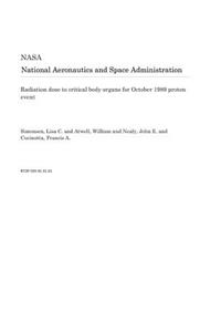 Radiation Dose to Critical Body Organs for October 1989 Proton Event
