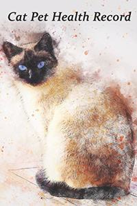 Cat Pet Health Record