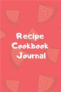 Recipe Cookbook Journal