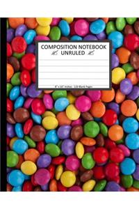 Unruled Composition Notebook 8