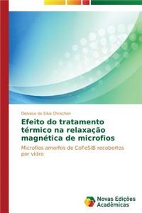 Efeito do tratamento térmico na relaxação magnética de microfios